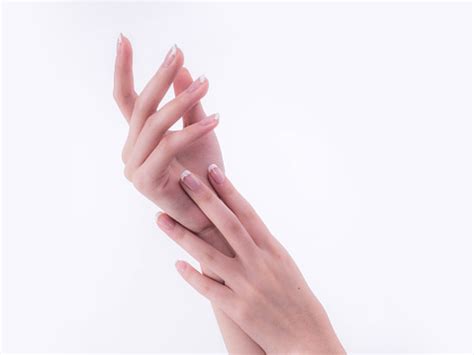 close   cantik wanita tangan konsep spa  manicure tangan