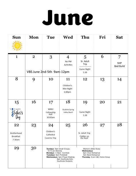 June 2025 Newsletter | Southside Baptist Church