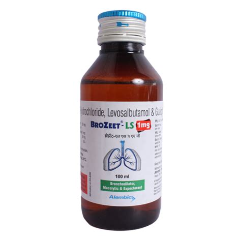 Brozeet Ls Mg Expectorant Ml Price Uses Side Effects