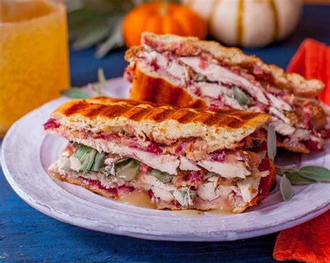 Turkey Cranberry Dressing Panini Recipe