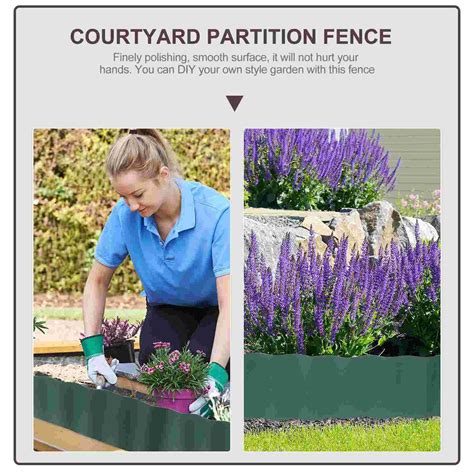Plastic Garden Fence Decor Hedge Fence Yard Edging... – Vicedeal