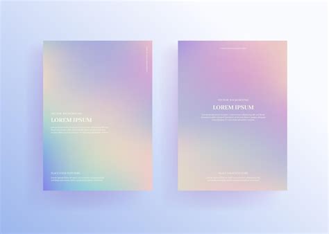 Premium Vector Gradient Cover Set