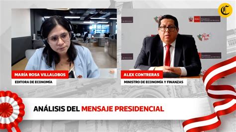 Entrevista Al Ministro De Econom A Y Finanzas Alex Contreras Miranda