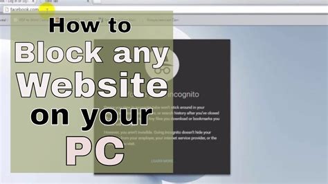 How To Block Any Website On Your Pc YouTube