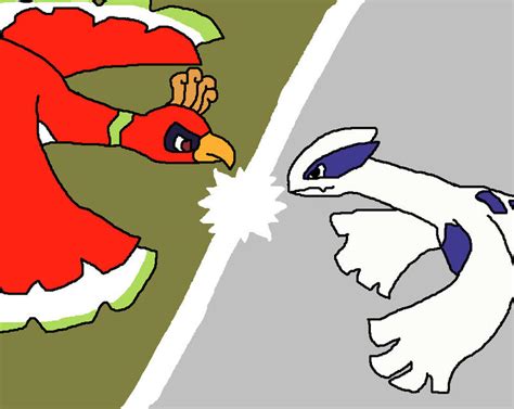 Ho-Oh VS. Lugia by Jirachigirl on DeviantArt