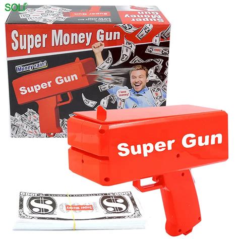 2020 Tiktok Hot Sale Toy Money Gun Party Money Spray Gun Toy - Buy Gun ...