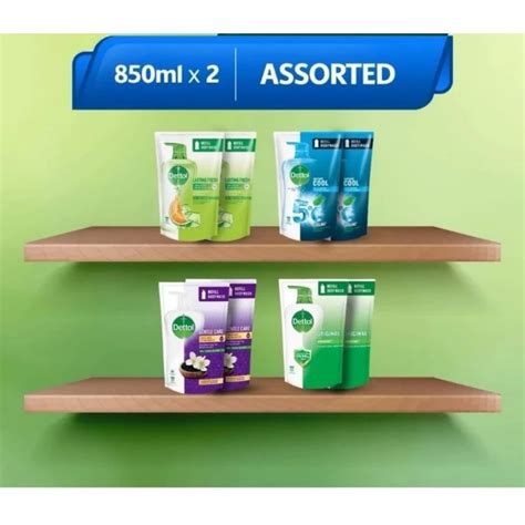 Dettol Body Wash Shower Gel Refill Pack G Shopee Malaysia