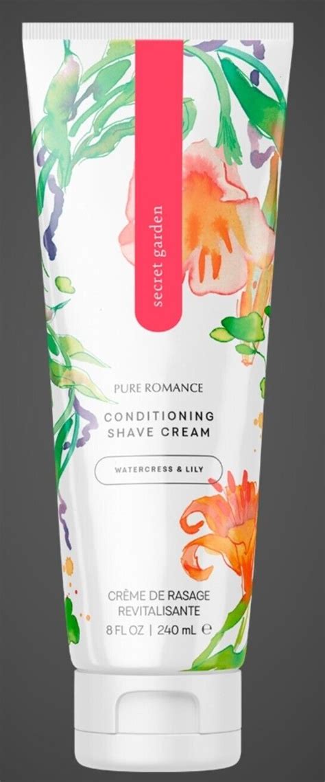 Pure Romance Coochy Conditioning Shaving Cream ~ Secret Garden‐ New And