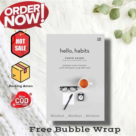 Buku Hello Habits Panduan Sosok Minimalis Untuk Kehidupan Yang Lebih