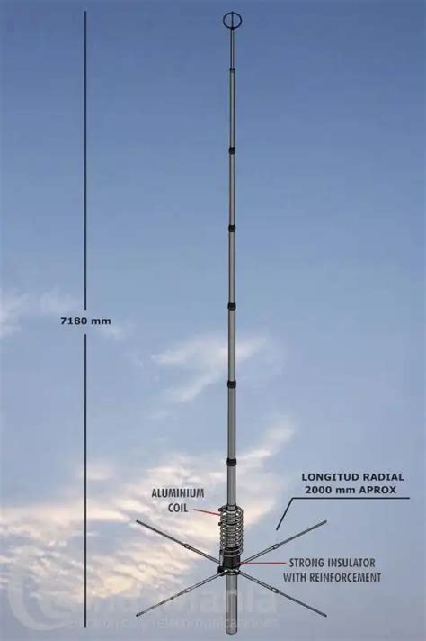 Moonraker Gpa Antena De Hf Vertical Y