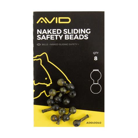 Sistem Avid Carp Naked Sliding Safety Beads 8buc Plic