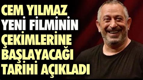 Cem Yilmaz a annoncé la date à laquelle il commencera le tournage de