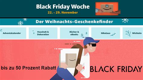 Amazon Black Friday Woche Bis Zu 50 Prozent Rabatt Ab 22 November