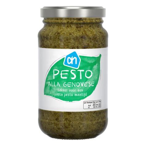 Albert Heijn Pesto Alla Genovese Pot Gram Dutchfoodexpress