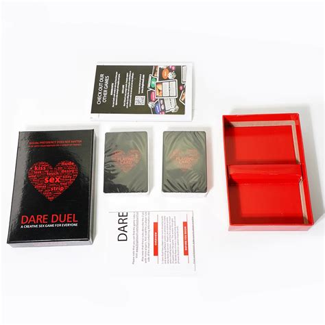 Dare Duel Un Juego De Cartas Romántico Juego De Mesa De Dormitorio