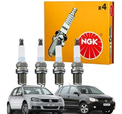 Jogo Kit Velas Ignição Ngk Vw Polo Fox Gol G4 G5 G6 1 0 1 6 Frete grátis