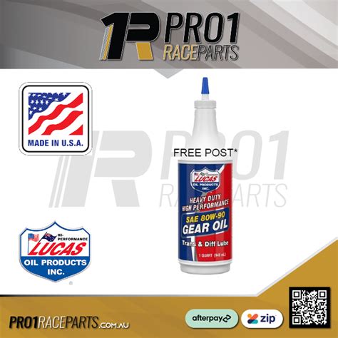 genuine lucas oils heavy duty  gear oil sae  ml