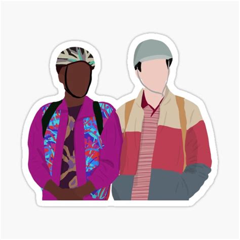 "Eric and Otis" Sticker for Sale by byebyesally | Redbubble