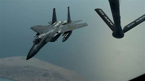 A U S Air Force F C Eagle Conducts Aerial Refueling Nara Dvids