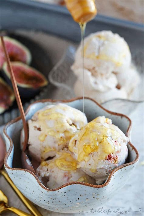 Fig And Honey Mascarpone Ice Cream Table For Two By Julie Chiou