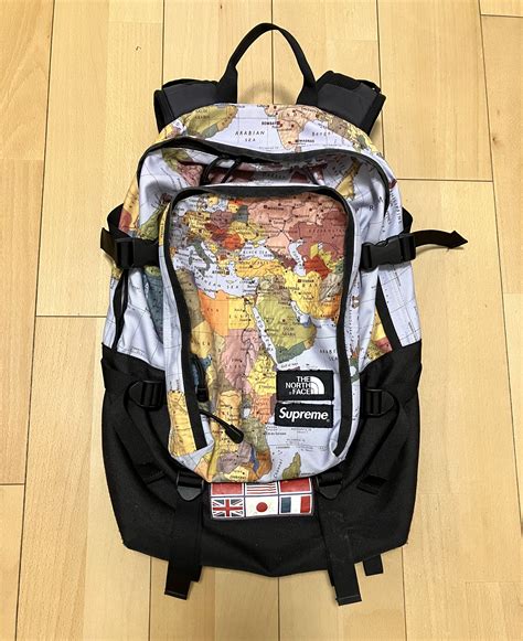 supreme backpack north face
