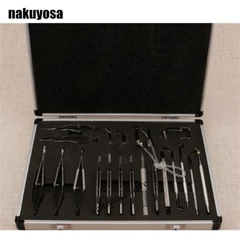 High Quality 21PCS Stainless Steel Eye Ophthalmic Cataract