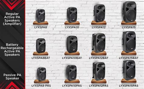 Amazon Lyxpro Spa Compact Portable Pa System Watt Rms