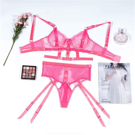 S M L Xl Sexy Lingerie For Women Lace Bra And Panty Set Perspective Sex