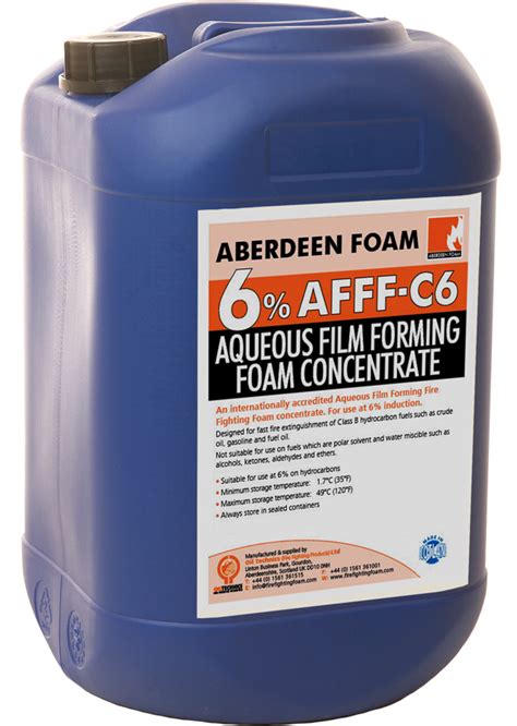 Aberdeen Foam 6 Afff C6 Oil Technics Fire Fighting Foam