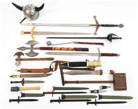 Sold Price: MEDIEVAL - WWII REENACTMENT WEAPONS - January 4, 0123 11:00 AM EST