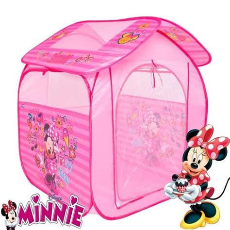 Barraca Infantil Dobrável Minnie Toca Toquinha Casinha Cabana Menina