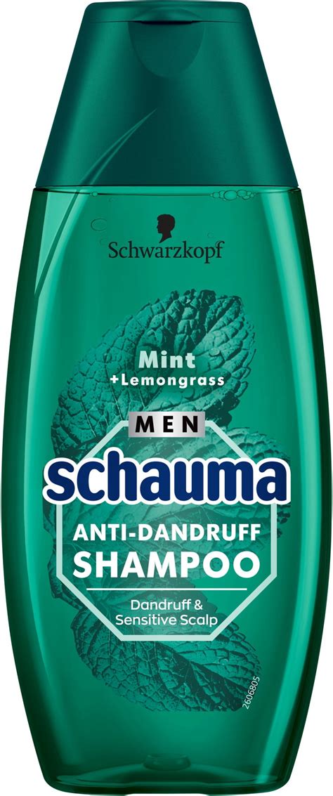 Schauma Men Anti-Dandruff шампоан за мъже с мента и лимонова трева ...