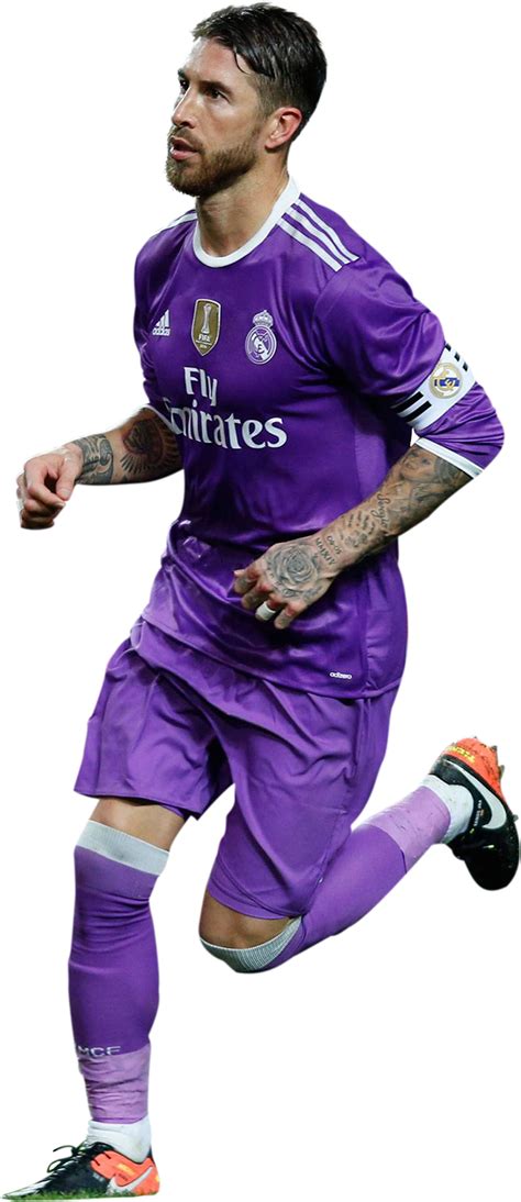 Sergio Ramos Real Madrid Football Render Footyrenders