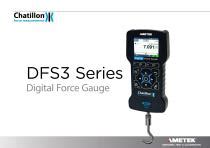 Digital Force Gauge DFS3 Series AMETEK Sensors Test Calibration