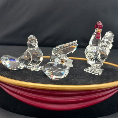 Swarovski Cockerel Rooster Pigeon Pelican Sparrow Catawiki