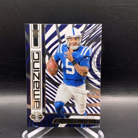 Anthony Richardson Panini Illusions Amazing Rc Colts Ebay