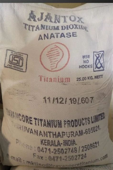 Titanium Dioxide Anatase At Rs 185 Kg In Vadodara ID 2853243970733