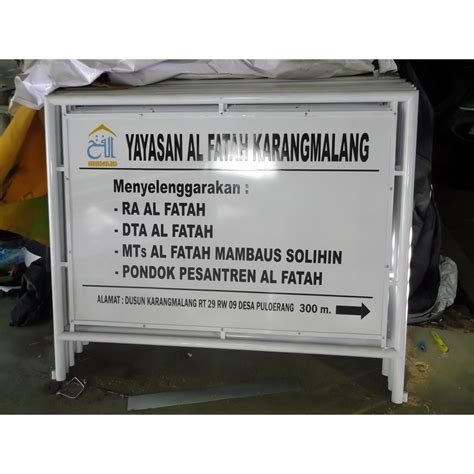 Detail Contoh Plang Yayasan Koleksi Nomer 3