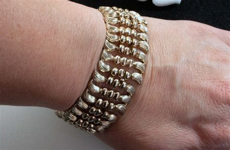 Monet Vintage Bracelet From The 50s 60s Midcentury Old Etsy