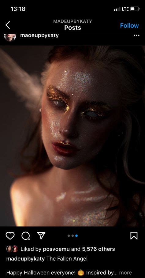 Fallen Angel Makeup Look