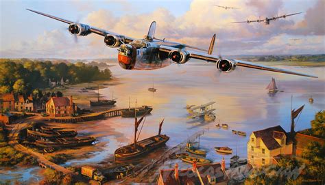 Download Aviation Aircraft Airplane War Dogfight Art Ww2 B24 - Ww2 ...