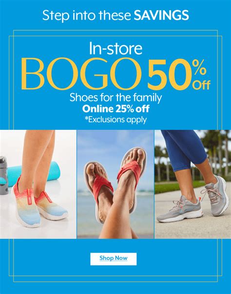 Bealls Stores: It's BOGO Time ⏰ BOGO 50% off shoes for the family | Milled