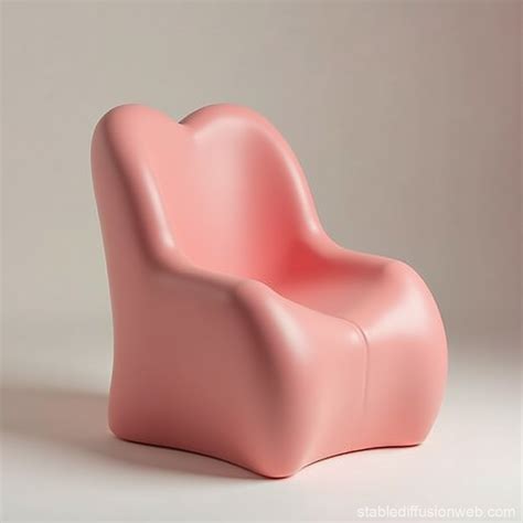 Heart Shaped Plastic Chair Stable Diffusion Online