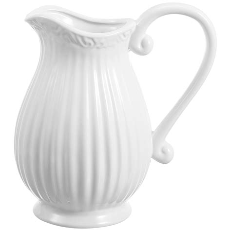 1pc Ceramic Pitcher Vase Porcelain Flower Pot Dried Flower Vase Home