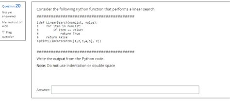 Solved Consider The Python Code Below Var Var Ans Chegg