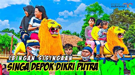 Ibingan Singa Depok Singa Subang Sisingaan Dikri Putra Youtube