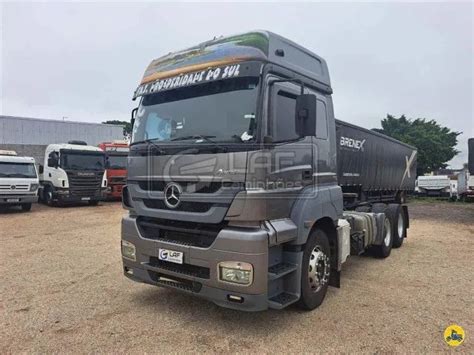 Mercedes Benz Axor X Teto Alto Gabinado Autom Tico Caminh Es