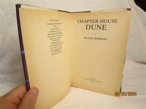 Chapter House Dune by Herbert, Frank: Very Good Hardcover (1985) First