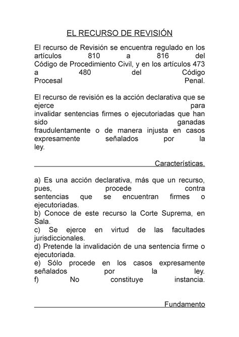 Arriba 45 Imagen Modelo De Recurso De Revision Penal Abzlocalmx