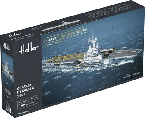 Heller Ship Kitset 1600th Scale Charles De Gaulle 81072 Mr Models